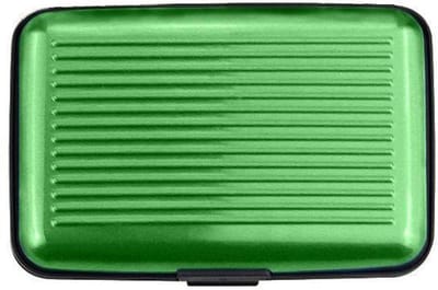 Jumada's - Pasjeshouder – Aluminium Portemonne - groen