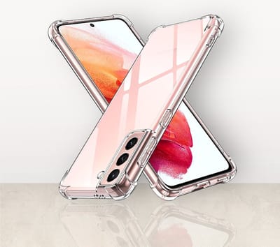 AziLine Shockproof Case Geschikt voor Samsung Galaxy S21 5G - Transparante Luxe S21 Bescherming Hoesje - Maximaal Stevig en Premium Kwaliteit geschikt voor Samsung Galaxy S21 5G