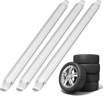 GELLDG Gereedschap voor het wisselen van motorbanden - 3-delige set - 25 cm - Metaal - Handmatig gereedschap voor het wisselen van autobanden - Geschikt voor het wisselen van fietsbanden