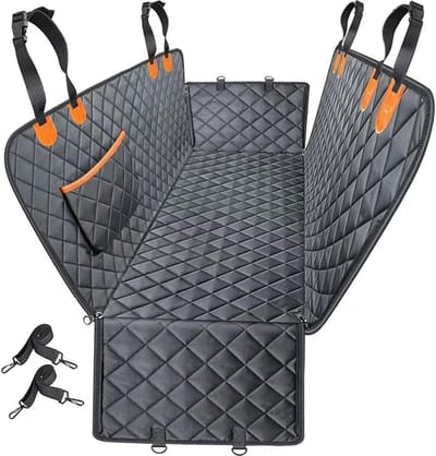 Hondendeken Auto - Beschermhoes Huisdier - Reizen met Huisdier - Krasbestendig Oxford Stof - 137 x 147 cm - Zwart