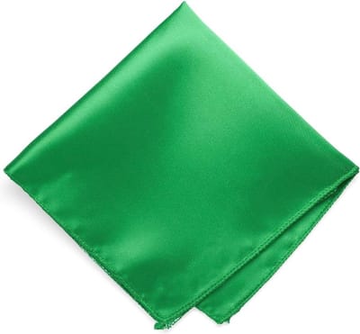 Fako Fashion - Pochette - Pochet - Satijn - 22x22cm - Groen