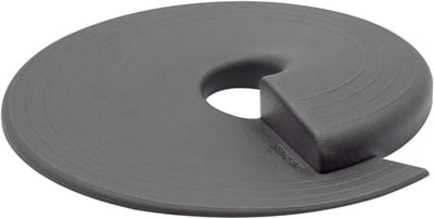 Deurstopper - Deur wig - Deuren beschermen - Innovatief elastomeer - 11 x 11 x 1.5 cm - Grijs
