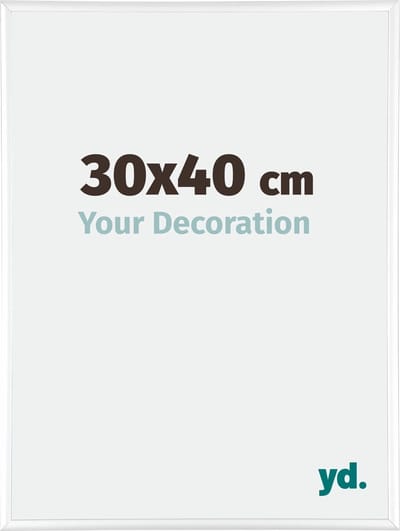Your Decoration - Fotolijst 30x40 cm - Aluminium - Wit Hoogglans - Kent