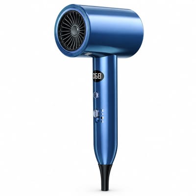 High-speed föhn - blauw 220V 2000W - koude en warme lucht met 3 snelheden - voor thuis, studentenkamer en salon