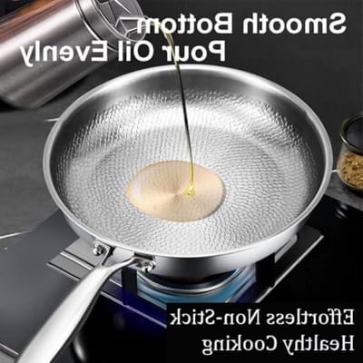 Titanium koekenpan - Kookpan anti-aanbak - Dagelijks koken - Ultra-duurzaam krasbestendig - 26 cm - Zwart