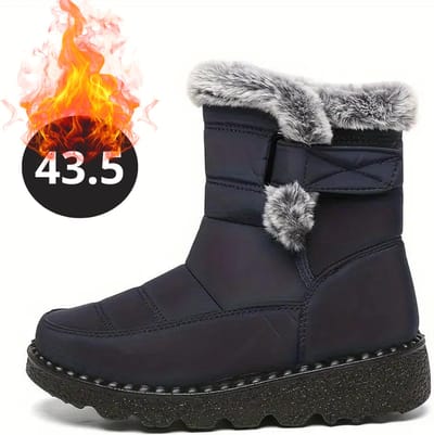 Bovista Snowboots - Sneeuwschoenen - Sneeuwboots - Heren - Wintersport - Ski - Skischoenen - Zwart - 43.5 - Buiten - Antislip - Winter
