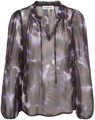 ANDREA PURPLE TIE-DYE IB-Iris multi - S