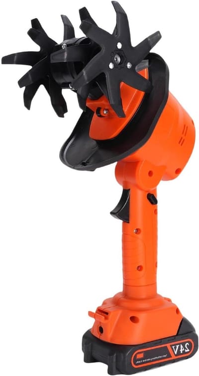 Elektrische Tuin Router - Grondbewerker Snoerloos - Bodem Losmaken - Hoge Snelheid 235R/min - 2x 1500mAh Batterijen - Groen
