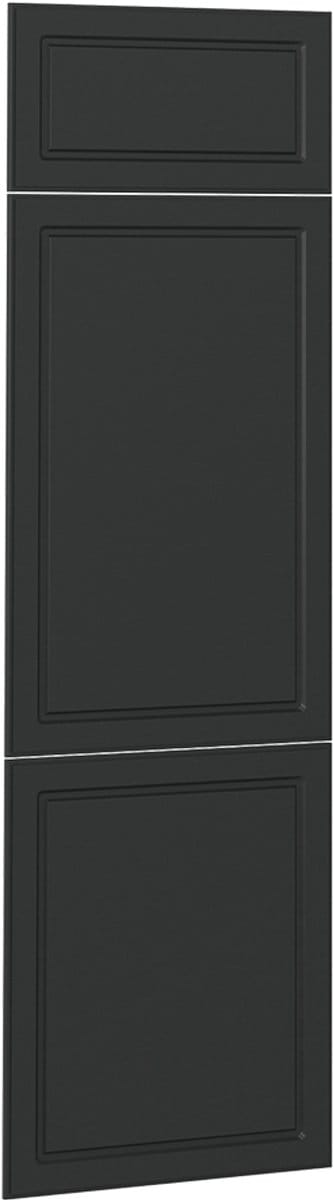 Vicco R-Line Keukenfront – 59.6 x 196 cm meubelfront voor de koelkastombouwkast Antraciet landhuis