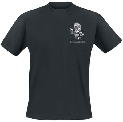 Iron Maiden T-shirt - Killers Line Drawing Pocket Print - S tot 5XL - voor Mannen - zwart
