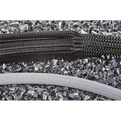 HellermannTyton 170-44000 HEGPA6640-PA66-BK Gevlochten slang Zwart Polyamide 30 tot 44 mm 50 m