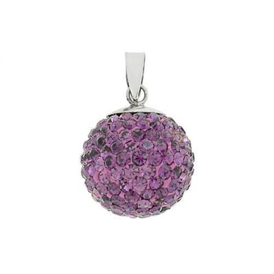 Blinx Jewels Zilveren Hanger Aurora Borealis Bol Steentjes Strass