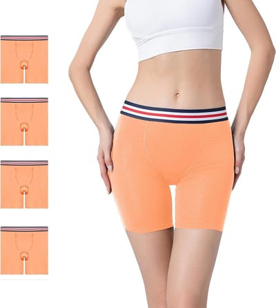 Comfortabele Katoenen Boxer Shorts voor Dames - Ideaal als Ondergoed, Boyshorts en Casual Wear