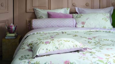 Pip Studio Bustani dekbedovertrek - Lits-Jumeaux - 240 x 200/220 cm - Wit
