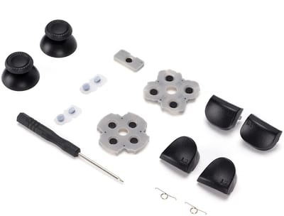 Dailygoods - Vervangende Onderdelen - Controller Reparatie - Handige Kit - Siliconen en ABS - Inclusief Schroevendraaier - Geschikt voor Diverse Contr...