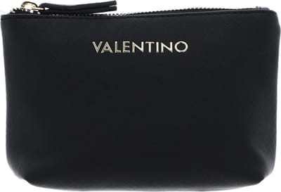 VALENTINO Toilettas Zero Re Soft Cosmetic Case Nero Zwart