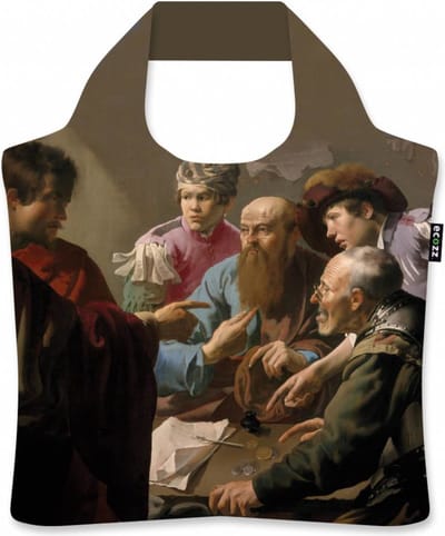 Ecozz tas - The Calling of St Matthew - H. ter Brugghen - met rits - 46x41 cm