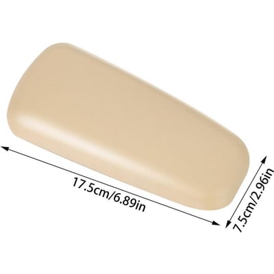 Autoknieondersteuning Autobeenkussen Comfortabel Legkussen Zacht Kussen Automobiel Enkel Armleuningkussen voor Been Elleboog Arm beige