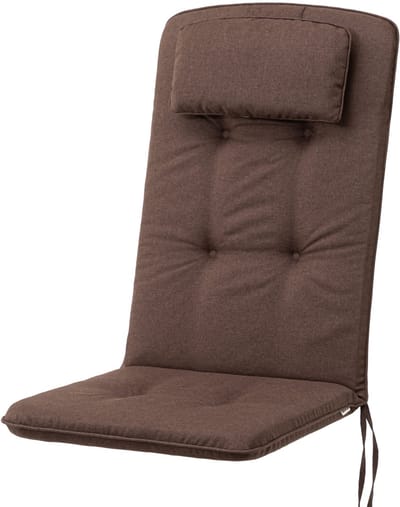 Hobbygarden Benita Tuinkussen Bruin voor Hoge Rug Tuinstoelen – Waterafstotend, UV-bestendig en Extra Comfortabel