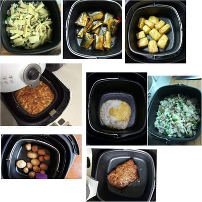 Air Fryer Cake Mould - Baking Tube - Safe - Food-Grade Iron voor HD9925, HD9860, HD9905 - Geschikt voor Diverse Voeding - Keukens - Confectie - Restaurants - 18 cm