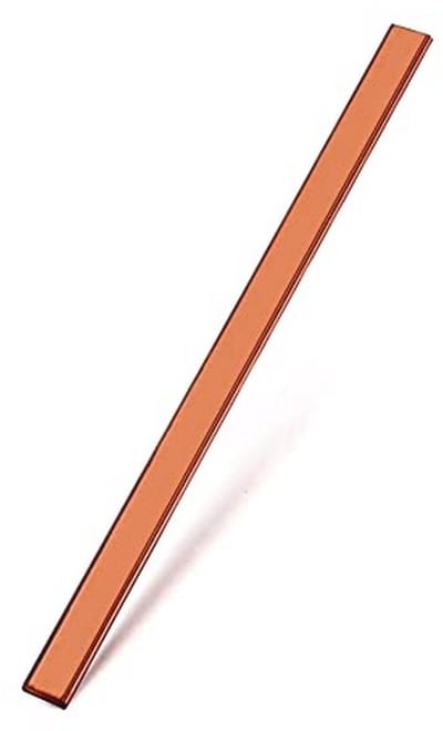 Koperen Plaat T2 - 3 mm x 15 mm x 250 mm voor Elektrische en Industriële Projecten