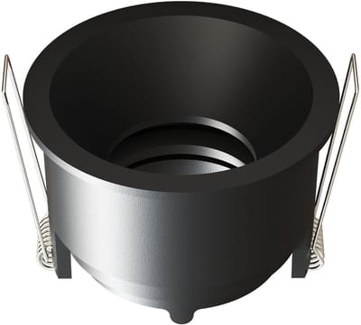 Ledvion – LED Inbouwspot Rond ø81mm – Zwart – Dimbaar – Kantelbaar – GU10 – IP20