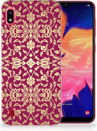Siliconen Hoesje Samsung Galaxy A10 Barok Pink