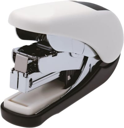 Nietmachine Mini - Tacker Papierklemmer - Papier Snel Ordenen - Krachtondersteunend Mechanisme - 20 Vel Capaciteit - Wit