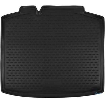 J&J AUTOMOTIVE | Tapis De Coffre Caoutchouc Premium Pour Skoda Rapid Spaceback depuis 2017 noir