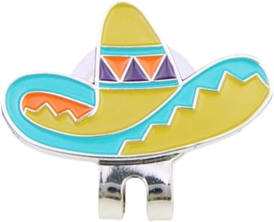 Golf Bal Marker - Hoedenclip Accessoire - Golfen Op De Baan - Afneembare Magnetische Marker - 3.8 x 3 cm