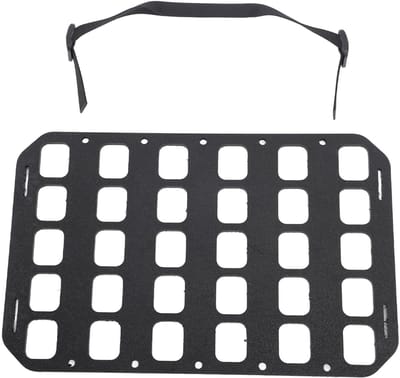 Dailygoods- Molle Paneel - Duurzaam PP Materiaal - Multifunctioneel Gebruik - Wandbeugel - Vaste Bevestigingsgaten - Flexibele Installatie - Draagbaar - Organizer