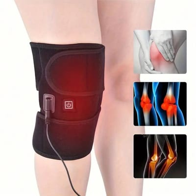 Knie Massager – Mini Draagbare Spierstimulator – Slimme Pijnverlichting en Massage voor Knie, Beenspieren en Gewrichten- Stimuleren