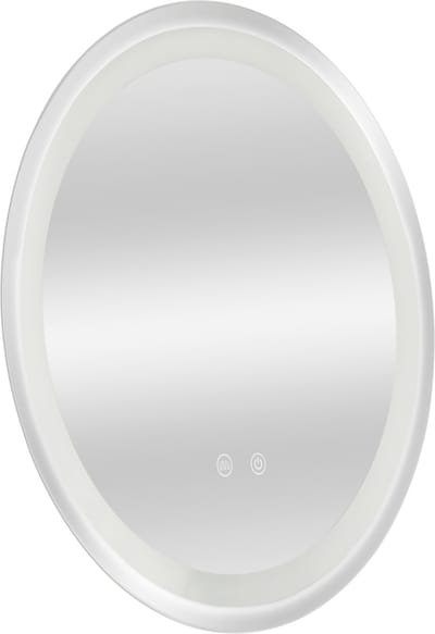 LED spiegel rond Maratea Ø60x3 cm zilverkleurig