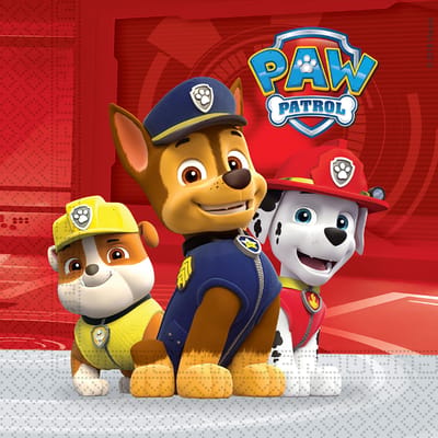 Folat - Paw Patrol Servetten FSC 33 x 33 cm - 20 stuks