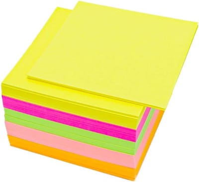 Losse Notitieblokken - Memoblokjes Papier - Thuis Kantoor School - Niet-klevende Vellen - 76mm Vierkant - Wit