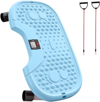 Stepperapparaat - Twist trainer - Thuis sporten - Lage impact training - 42 kg - Blauw