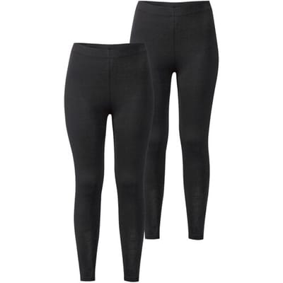 ESMARA 2 dames leggings (Zwart, XS (32/34))