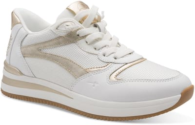 Tamaris Comfort Essentials Dames Sneakers - WIT/GOUD