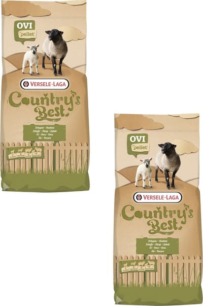 Versele-Laga Country`s Best Ovi Allround 3 Pellet - Erfdiervoer - 2 x 20 kg Onderhoud