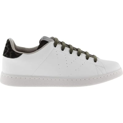 Dames sportschoenen van imitatieleer Victoria Leopard