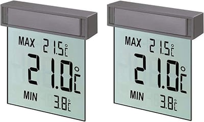 Digitale Raamthermometer met Buitentemperatuurweergave en Min/Max Geheugen