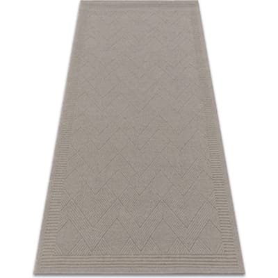 Kleden Rugsx Wollen tapijt VILLA 7636/68400 Zigzag SIZAL, platg 80x150 cm