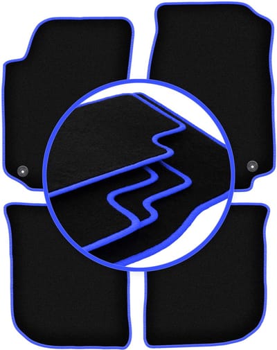 CARLUX-BLUE automatten voor: Audi A6 C4 sedan, stationwagen, avant (1994-1997)