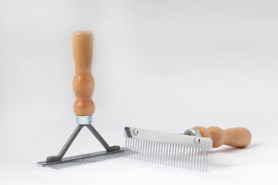 Hark Houten Handvat Groot Grof