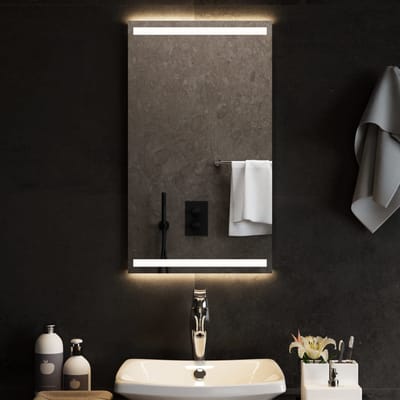 vidaXL - Badkamerspiegel - LED - 40x70 - cm