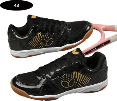 Bovista Tennisschoenen - Heren - Dames - Tenniskleding - Indoor - Outdoor - Zwart - Maat 43
