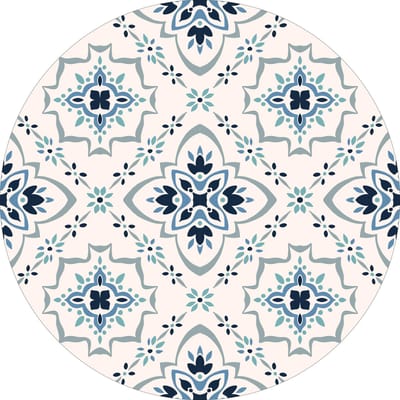 Vinyl | Vloerkleed vinyl rond | 3 | 95 cm Rond