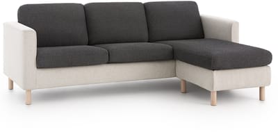 Belmarti® Zitkussenhoes Bali - 180cm tot 230cm breed Donkergrijs - Premium universele Belmarti® kussenhoezen voor zitbanken, caravans, boten en campers