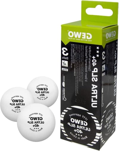 Tafeltennisballen - Plastic ballen - Wedstrijd spelen - Naadloos ontwerp - 40 mm - Wit