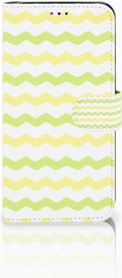 Samsung Galaxy A10 Telefoon Hoesje Waves Yellow